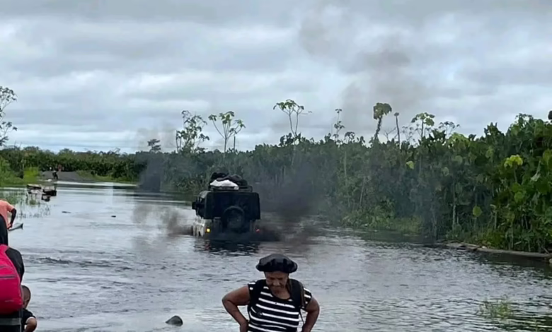 Intensas lluvias en Urabá chocoano causan desbordamientos y vías anegadas